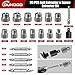 20PCS Bolt Extractor Set, Easy Out Screw Extractor Kit, 3/8