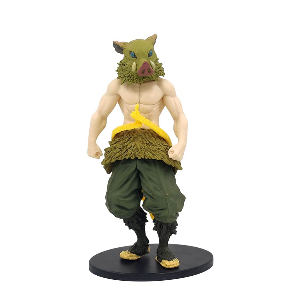 Kawaii Kart | Kimetsu No Yaiba Demon Slayer Inosuke Hashibira Standing Action Figure | Demon Slayer Anime Toy Figure Gift Merchandise for Anime Lovers (Height - 15 cm) (B09C12956S) Amazon Price History, Amazon Price Tracker