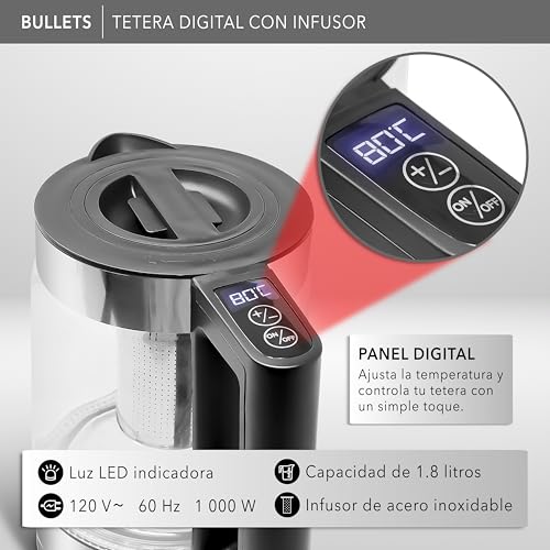 La mejor comparación de Tetera Electrica Rca , listamos los 10 mejores. 6 Tetera Electrica Rca marca RCA (3)