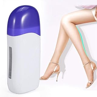 Depilatory Wax Heater, Portable Cartridge Wax Depilatory Roller Warmer Heater Waxing Body Hair Removal Machine Electric Depilatory Epilator Machine(04#)