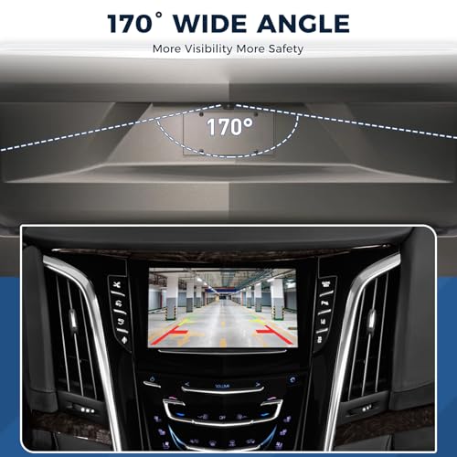 Image of Backup Camera Fit for Cadillac Escalade ESV,Fit for Chevy Tahoe Suburban,Fit for GMC Yukon Denali 2015-2020 Rear View Park Assist Camera Replace 23378804 23404613 23432248