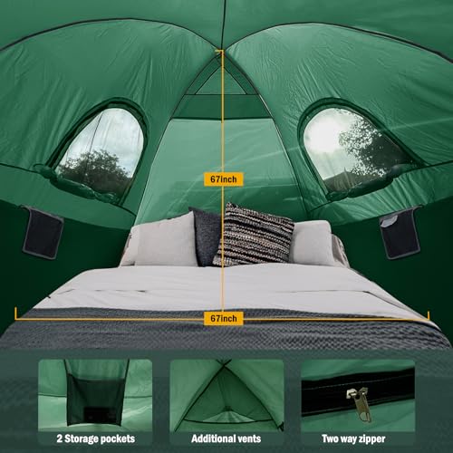 Carpa impermeable para camioneta con toldo para cama 5.5-6.3 FT miniatura 3