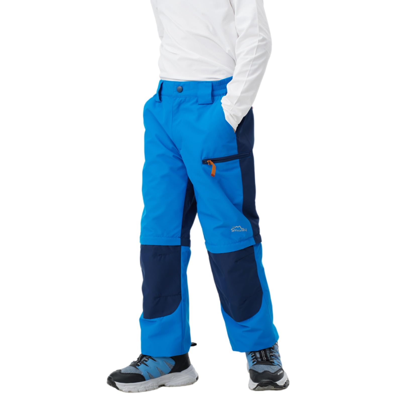 SMONTY Kinder Konvertible Hosen – wasserdichte Abnehmhosen für Jungen & Mädchen, ideal für alle Jahreszeiten, Camping, Wandern & Reisen