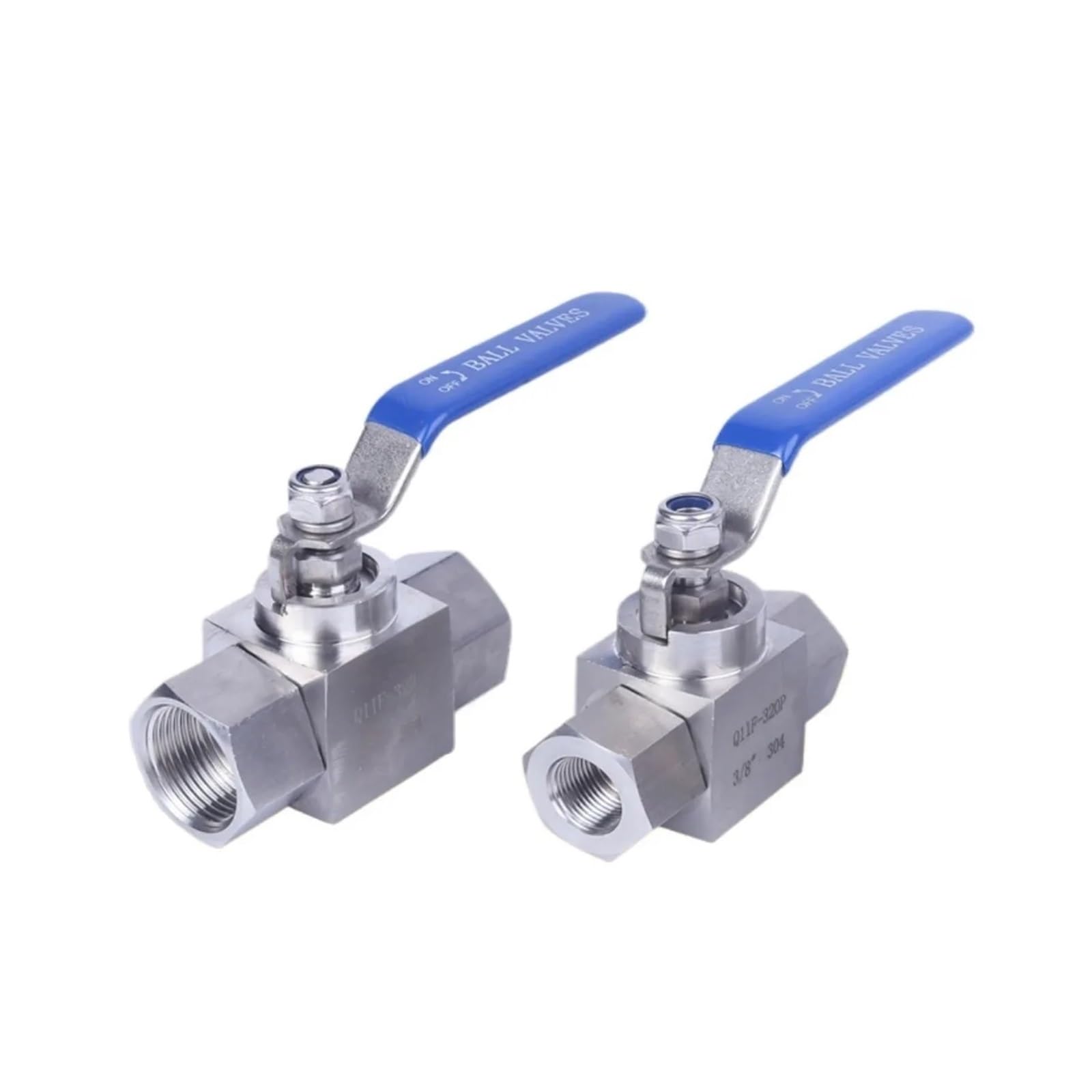 1 valvola a sfera di intercettazione femmina in acciaio inossidabile 304 da 1/4", 3/8", 1/2", 3/4", 1"(3/8 Inch)