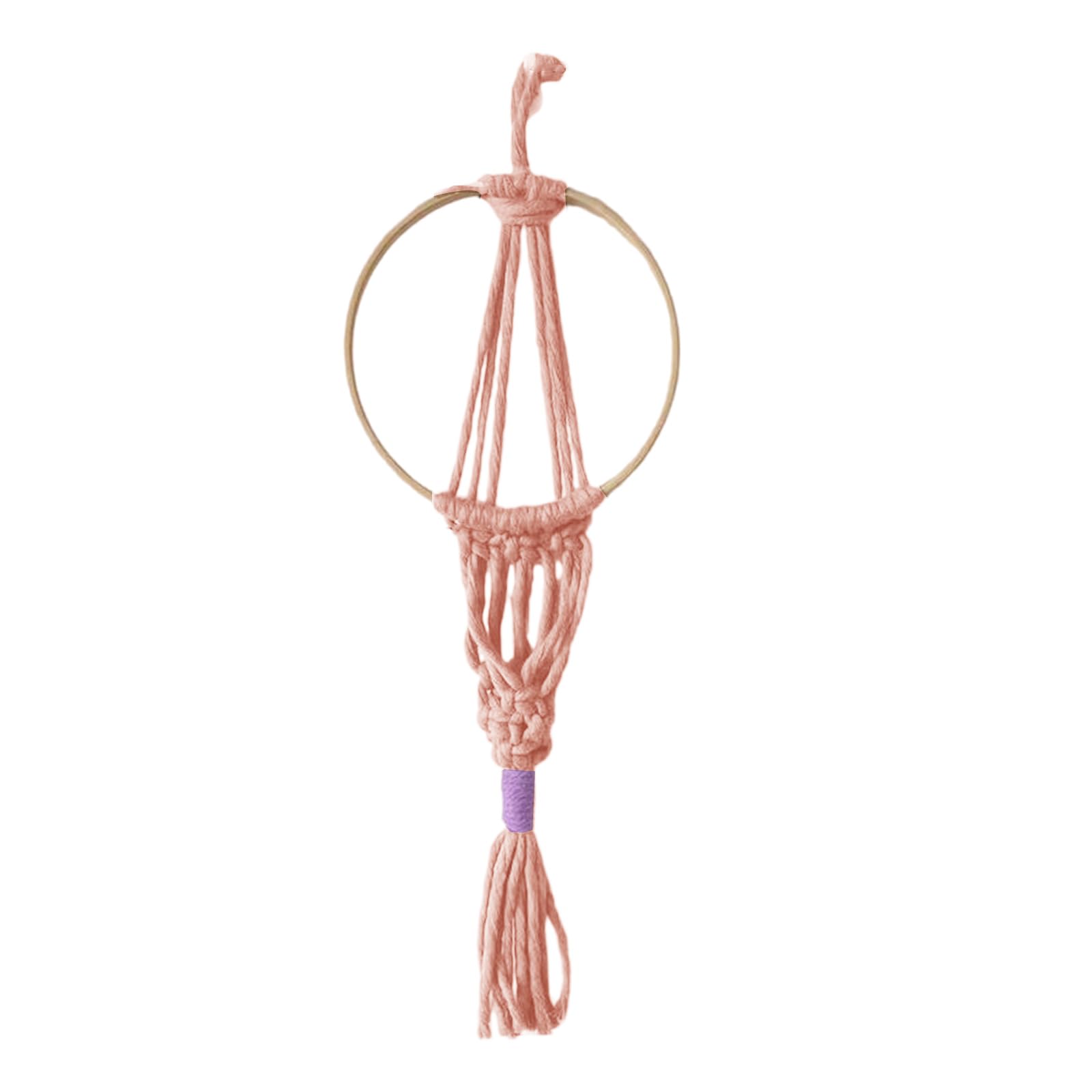 carotoe Air Plant Holder Stand Tapestrys Weaving Cotton Macrames Plant Hangers Indoor Hanging Basket for Home Decors Modern Tapestrys