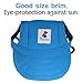 Pawaboo Dog Baseball Cap, Adjustable Dog Outdoor Sport Sun Protection Baseball Hat Cap Visor Sunbonnet Outfit with Ear Holes for Puppy Small Dogs, Small, Blue