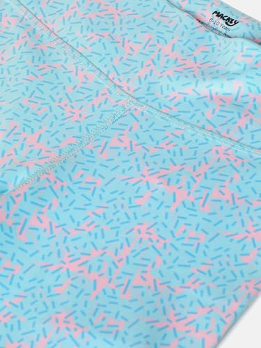 Image of mackly Donut Sprinkle Tights for Girls | Sustainable Recycled Polyester, Comfortable & Flexible Activewear for School, Sports & Casual Wear