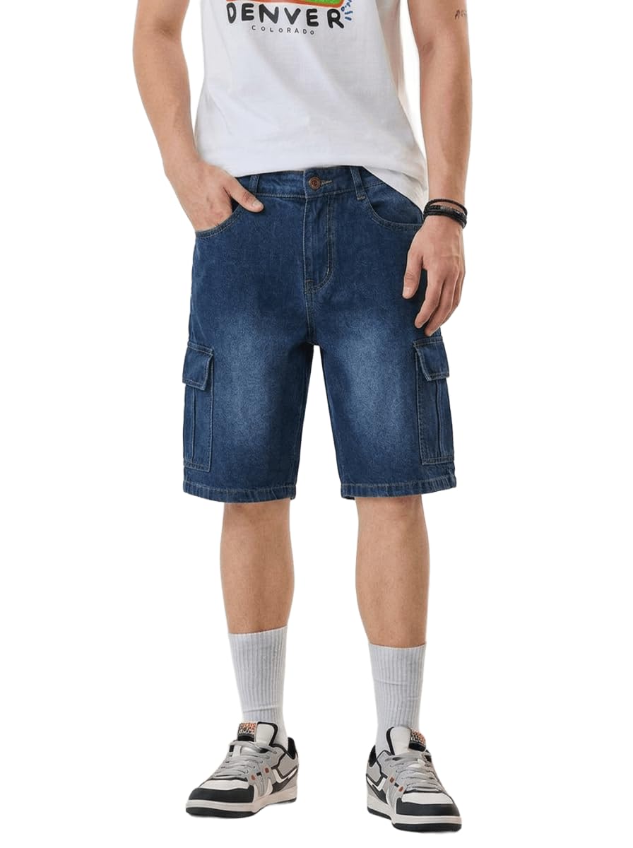 dolsia Men's Denim Shorts-picture-23