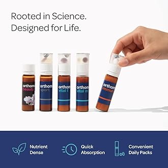 Orthomol Vital M – Daily Multivitamin for Men, Vitamins A, B, C, D3, E, K, Zinc, Iodine & Omega-3, Supports Energy, Vitality, Immune Health & Metabolism, 30-Day Supply, Liquid+ Capsules Supplement