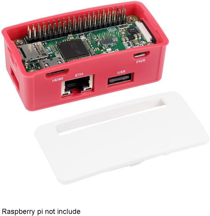 Ethernet/USB HUB Box Supports Raspberry Pi Zero Series, with ETH/USB HUB HAT (B) Expansion Board Inside, Includes 3X USB 2.0 Ports,1x RJ45 Ethernet Port