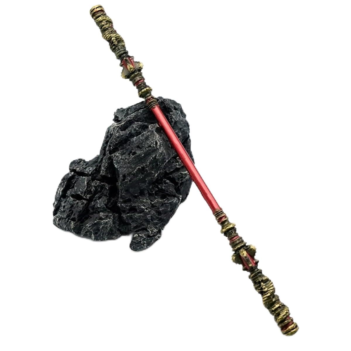 Waillynice Black Myth Wukong Keychain Journey to The West 30cm Golden Cudgel Keyring Keychains for Men Game Accessories Key Ring Llaveros (A)