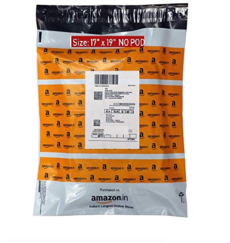 Branded Premium Polybags For AMAZONN (60 Microns) (100% Recyclable) - NO POD (500, 17x19)