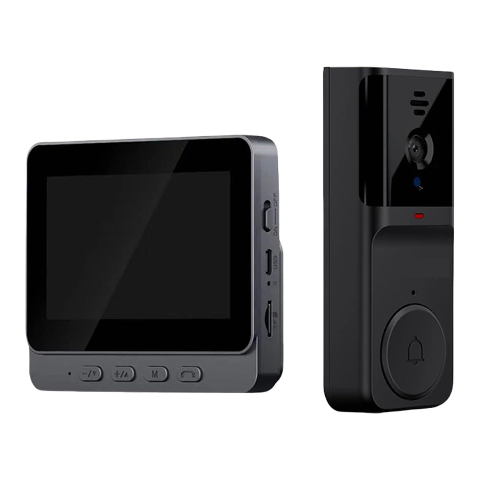 Mothdust Sonnette WiFi Intelligente Ecran 4.3 Pouces IPS Camara sans Fil