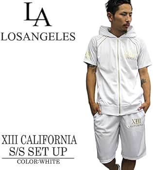 California アパレルセット Amazon | 3399 LA/エルエー 半袖ジャージセットアップ XIII