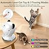 Saolife Laser Cat Toys for Indoor Cats, Truly Random Trjajectory, Suction Cup Design, Run Quiet, Interactive Cat Toy Automatic #4