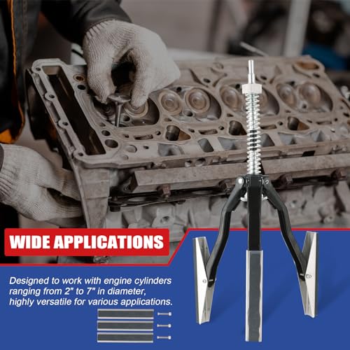 Nyxova G09121012 Engine Cylinder Hone Adjustable Deglazer Set For Grinding Holes From 2 Inch To 7 Inch In Diameter, Adjustable Brake Piston Honing Tools With Extra 3-Piece 4 Inch Long Stones 220 Grit thumb #5