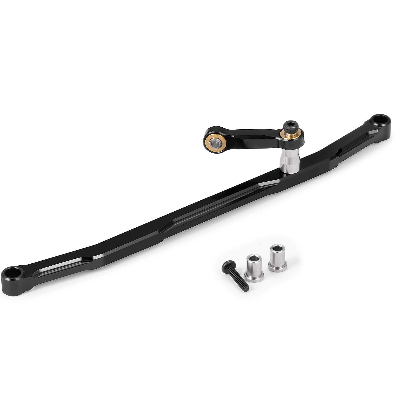 Zolikar Aluminum Alloy Steering Link for Losi 1/18 Mini LMT 4X4 Brushed Monster Truck RTR-LOS01026 Upgrades Part (Black)