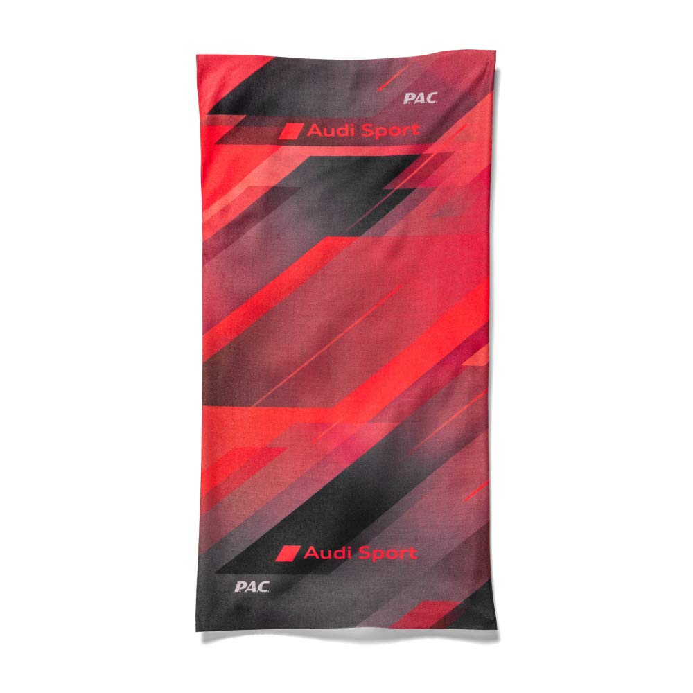 Audi Sport Schlauchtuch, rot/grau