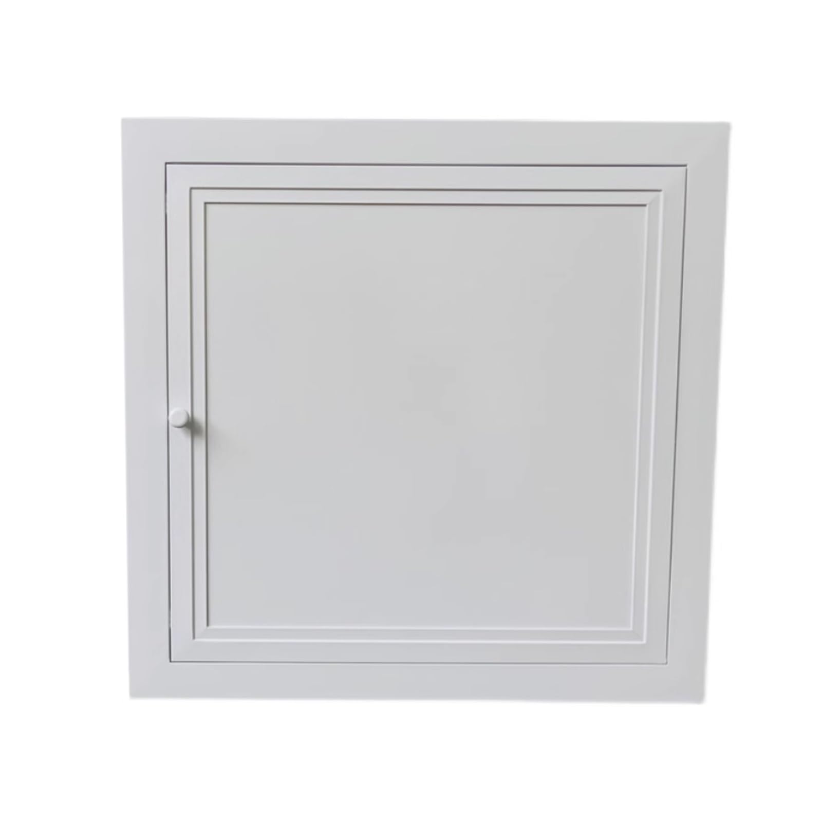 Yeso Pared 45x55 60x60 55x90 85x85cm Panel De Acceso Empotrado, Tapa De Inspección Impermeable - Marco De Aluminio & Acero Galvanizado, Pinturable/Papel Pintado, Apertura Por Botón(25x25cm)