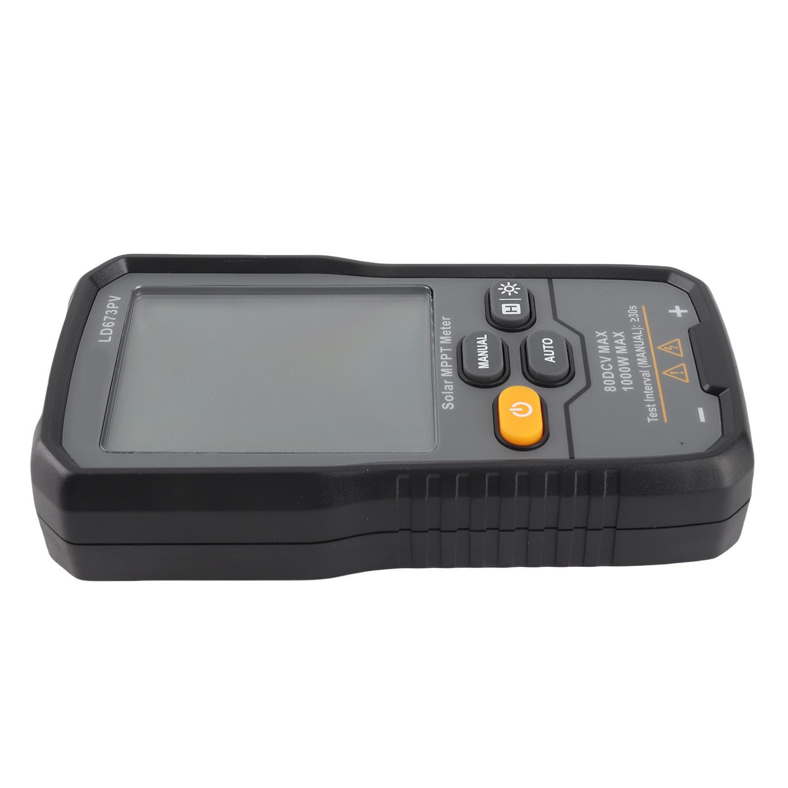 Eujgoov Tester per Pannelli Solari, Multimetro Fotovoltaico MPPT da 1000 W 80 V 35 A con LCD Retroilluminato e Blocco Dati, per la Verifica delle Prestazioni dei Moduli Fotovoltaici in