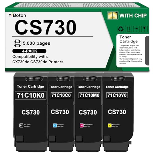 Image of High Yield CS730 CX735 Toner Cartridge with Smart Chip 4-Pack