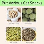 Interactive Cat Toys 2 Pack - Silicone Treat Dispenser with Catnip Ball, Food Puzzle Chew Toys for Indoor Cats - Image 3