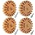 PEI 4PCS Decal Remover Eraser Wheel Tool Kit, 4inch Rubber Power Drill Attachment Car Adhesive, Pinstripe, Sticker, Vinyl Removal Tool Set with Drill Adapter for Cars, RV, Boats