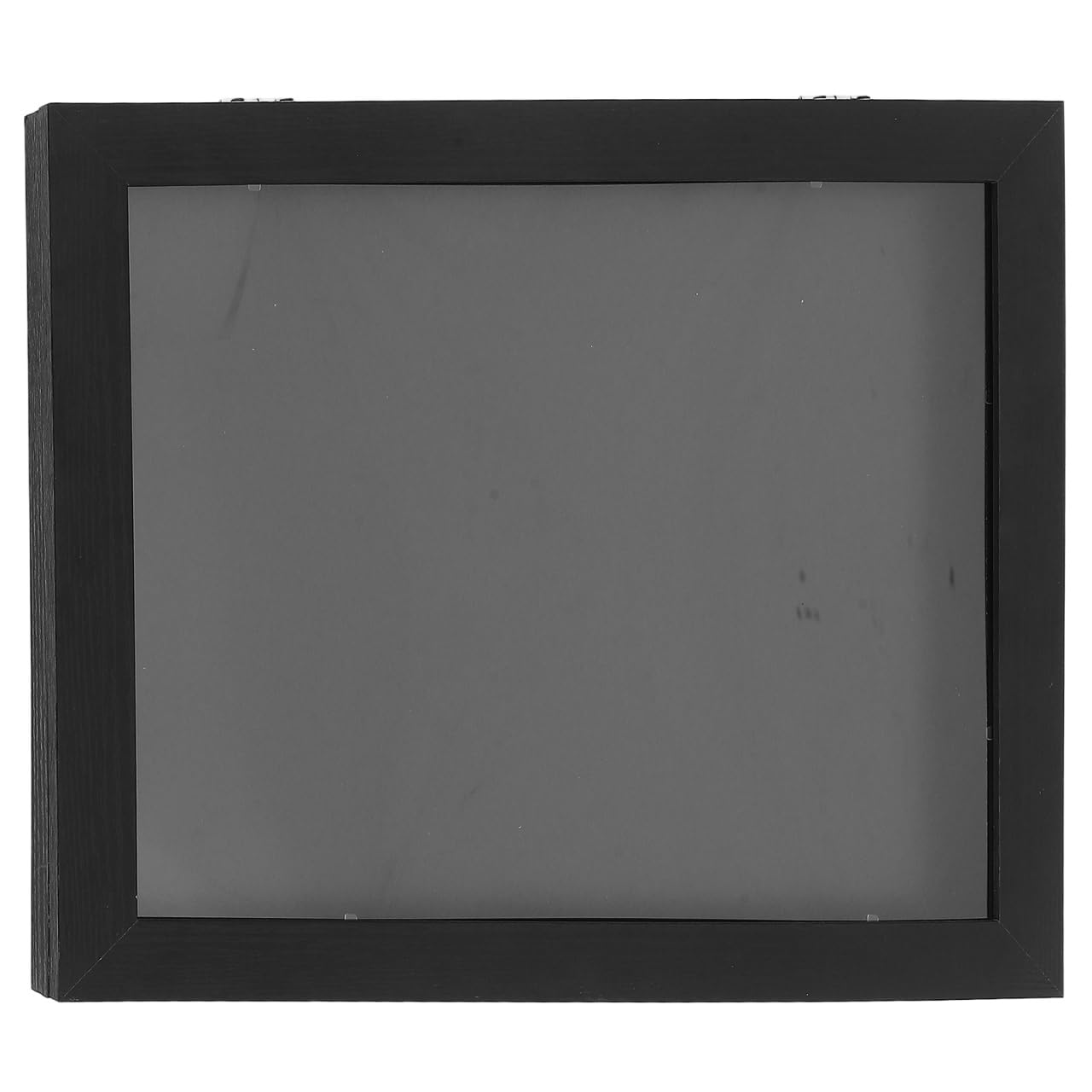Garneck Wooden Jersey Frame Display Case for Football Basketball Baseball Shirts Clear Shadow Box Sports Jersey Display Stand with Quick Assembly and Protective Seal Black