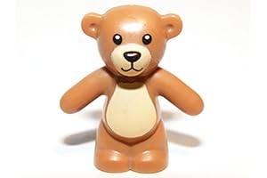 Minifigures Light Brown Teddy Bear 2 Pack