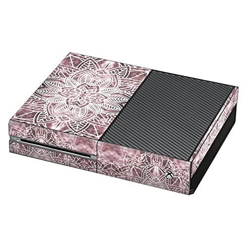 Autocollant Compatible avec Microsoft Xbox One Sticker Film Autocollant Fleur Mandala Design