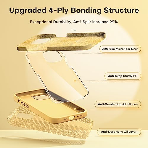 TOCOL Silicone for iPhone 13 Case 6.1-Inch - Image 2