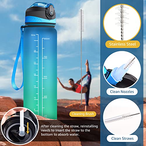 Diauture Borraccia con Cannuccia 1 Litro