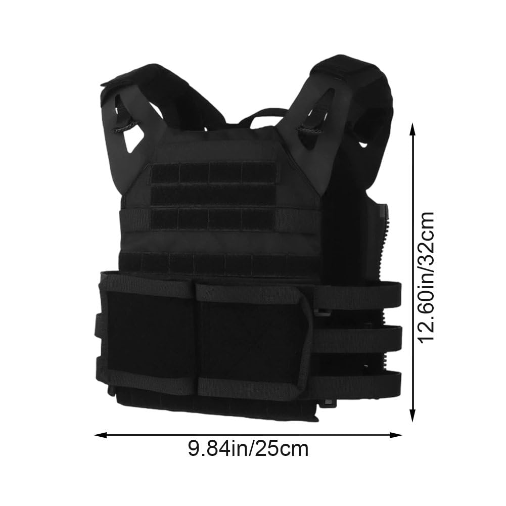 Sportweste, Taktische Weste Schnellverschluss Für Herren, Outdoor-moll-airsoftwesten, Verstellbar, Atmungsaktiv, Beschwert, Ausrüstung Für Cs/Training