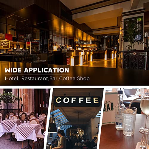 Flkqc Restaurant Menu Covers Holders 8.5" X 11" | Pack Of 12 Synthetic Leather Single View Menu Holder Covers Book Style With Angled Corners Black For Wine List #TOP5