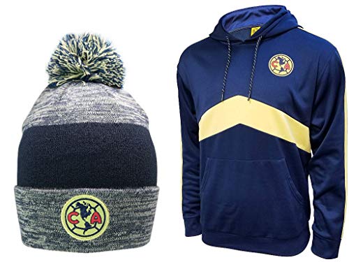 Icon Sports Club America Officially Licensed Soccer Hoodie & Beanie 02-XL