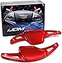 iJDMTOY Sports Red CNC Billet Aluminum Steering Wheel Larger Paddle Shifter Add-On Extension Covers Compatible with 2019/2020-up Cadillac XT4 XT6 CT4 CT5