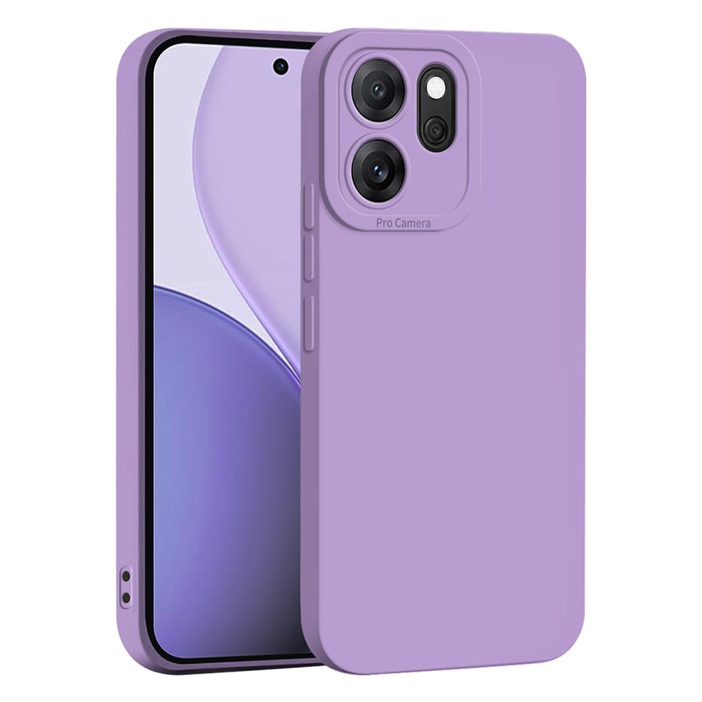 Funda DESSEN Para OPPO Reno 14F/14FS 4G/5G - TPU Transparente Antiamarilleo, Protector De Cámara, Airbags En Esquinas, Color Azul