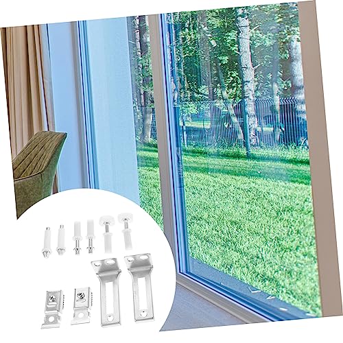 LIFKOME Kit de Herrajes para Puerta Bifold 1 Set para Deslizamiento Suave Instalación Fácil Compatible con Varias Puertas Deslizantes y Plegables miniatura 5