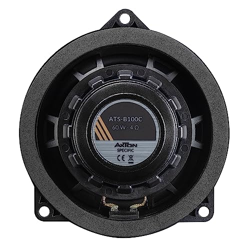 AXTON ATS-B100C – 2-Wege 10 cm Komponenten System, Autolautsprecher kompatibel mit BMW und Mini Fahrzeugen, 60 W RMS, 1 Paar