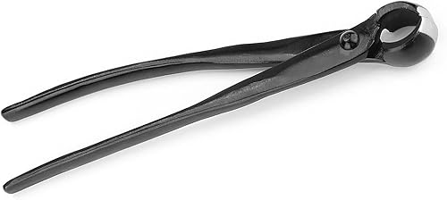 Cortador cóncavo de bonsái, cortador cóncavo de herramientas de bonsái, cortador de perilla de borde redondo de hoja afilada de aleación de acero al