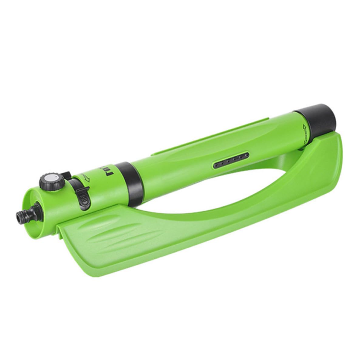 Mikikit Irrigatore da Giardino Rotante ABS Verde per Prato | Angolo Regolabile, Ampia Copertura, Irrigazione Automatica, per Fiori e Terreno
