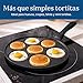 Imagen de joeji's Kitchen Sarten Tortitas Crepes de 7 Agujeros 26