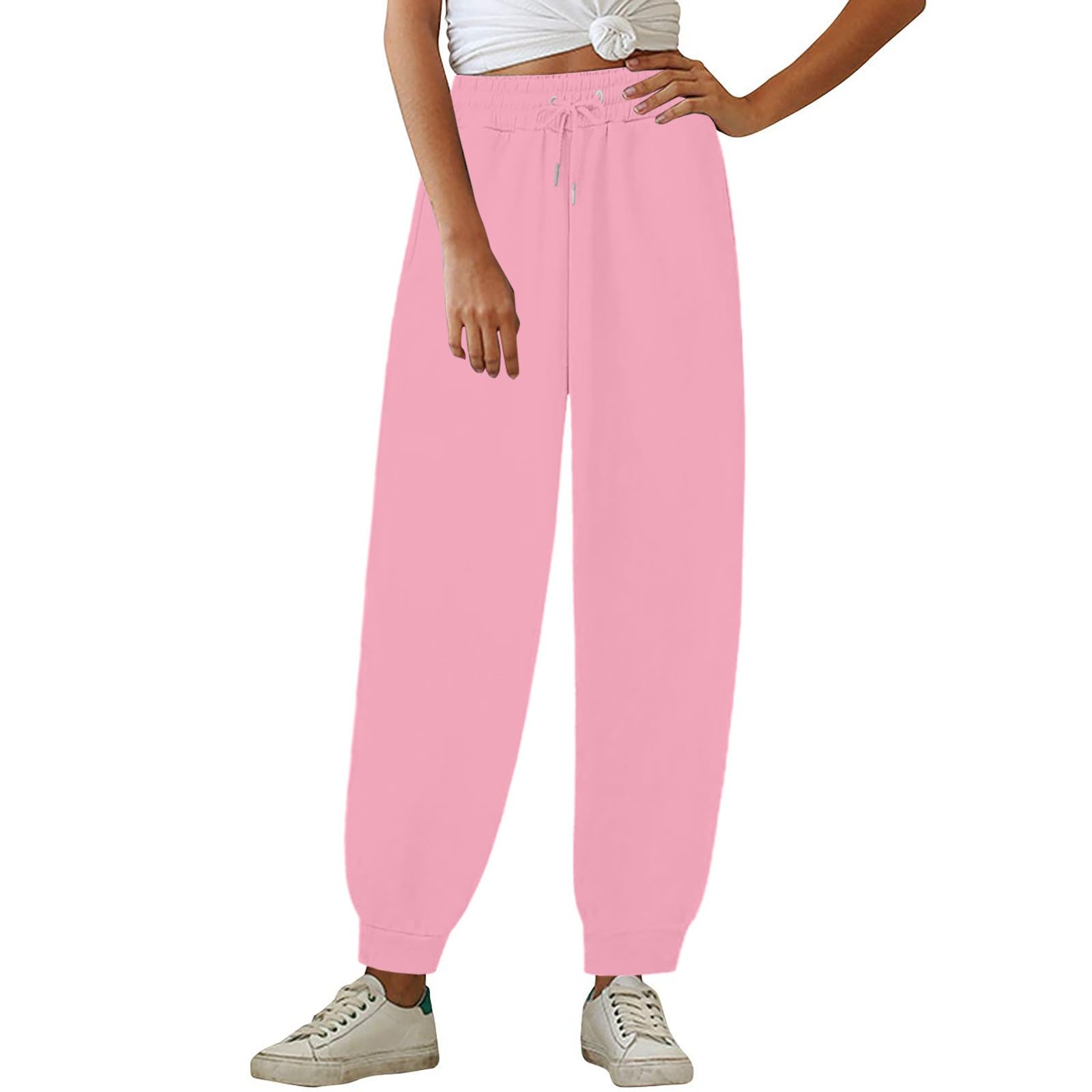 Plus Size Leggings Relaxed Casual Leisure Pants Trousers Leggings Fashion Color White Ladies Women Pants Straight Leg Jeans