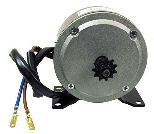Razor E200 Scooter 200 Watt Chain Drive Motor - 24 Volt 200w DC Brush Electric Motor with 10 Tooth Sprocket for Chain #25 - Factory Original Replacement Motor for Razor E200, E225, E275, RX200