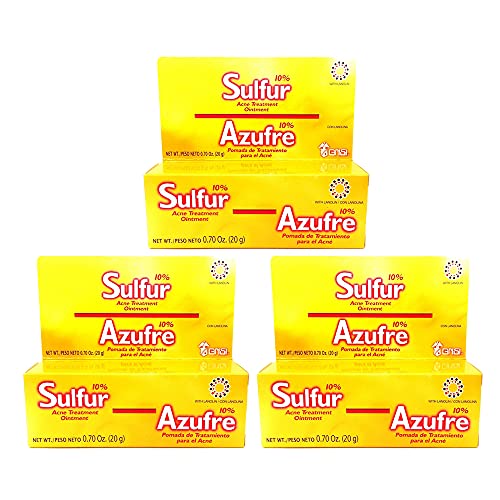 Grisi Sulfur Acne Treatment Ointment, .7 oz (Pack of 3)