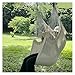 AWHZngE 1pc Leisure Fabric Hammock Chair Outdoor Swing Chair Hammock Dormitory Hammock Chair Anti Rollover Hammock(with Storage Bag for Terrace, Outdoor(Black)