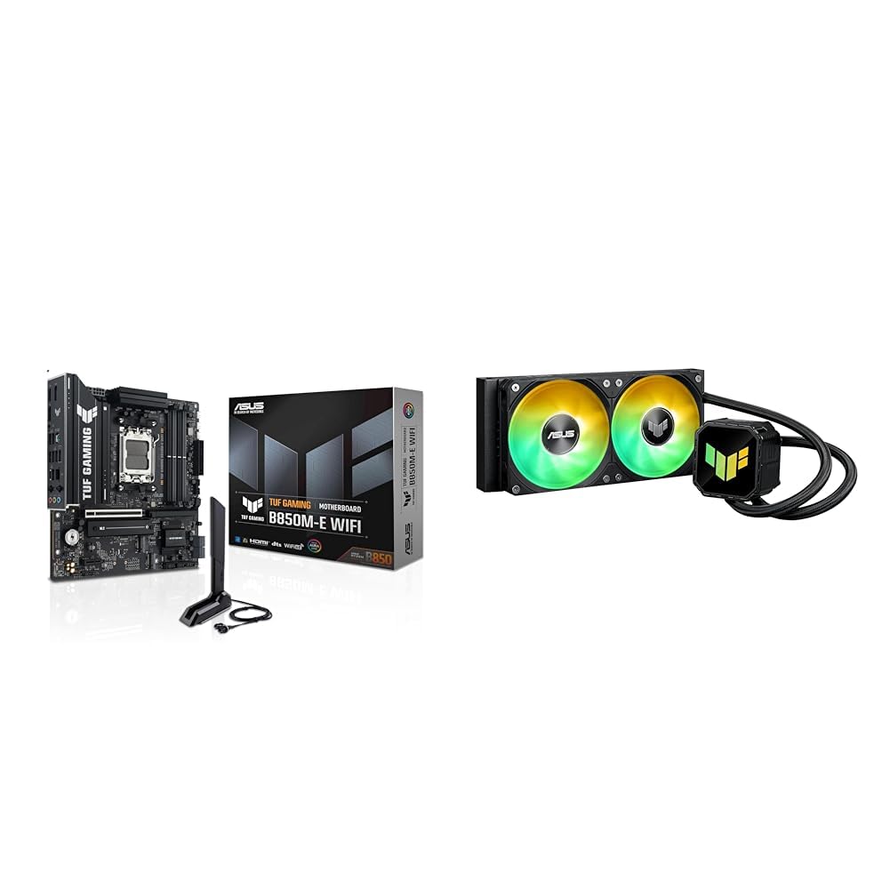 ASUS TUF Gaming B850M-E WIFI + TUF LC AIO Bundle