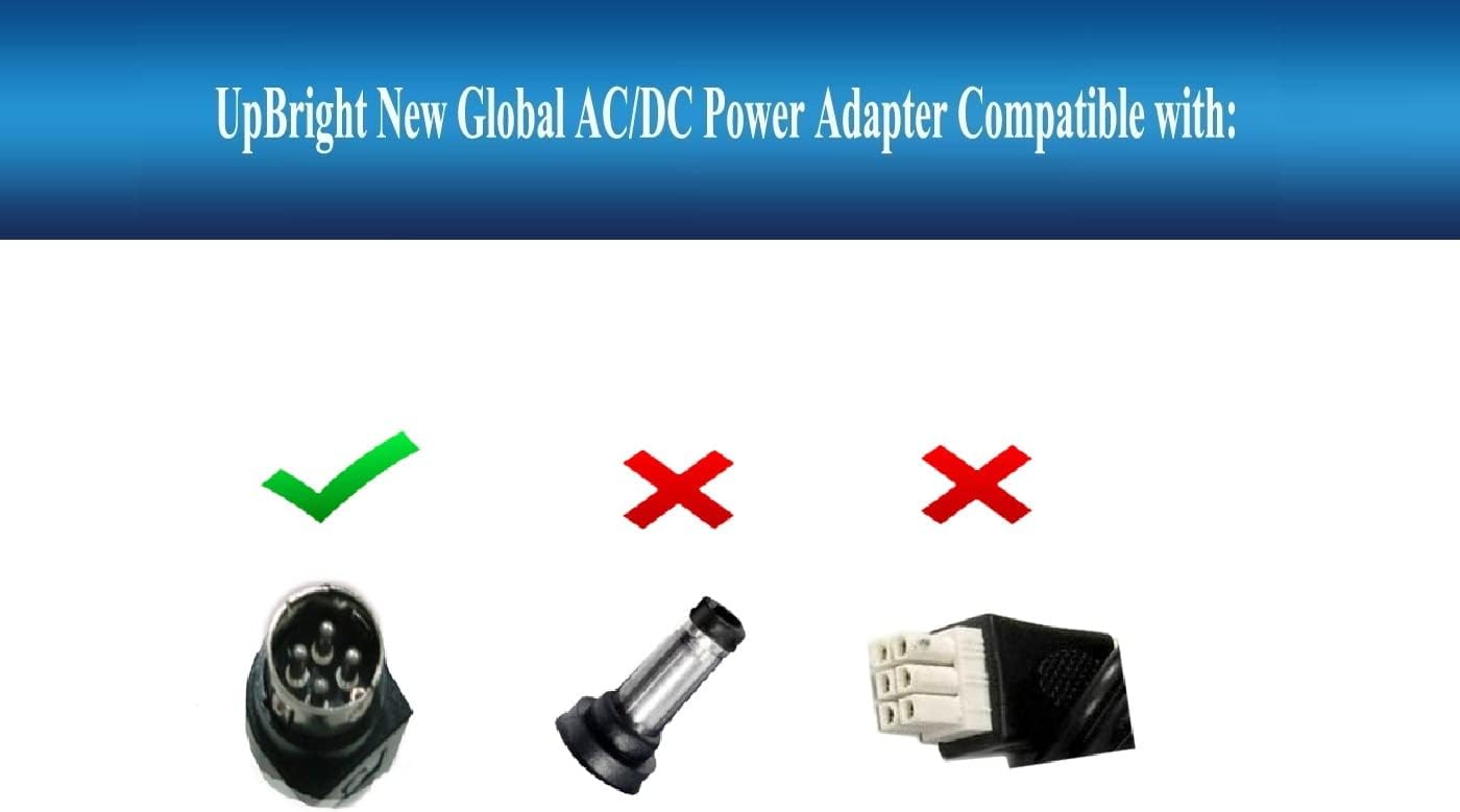 UpBright 4Pin 19V AC/DC Adapter Compatible with Getac V200X V200 G2 M220 A790 X500 A770 M230N CA27 Toughbook Laptop Notebook PC FSP FSP090-DMBB1 9NA0900510 19VDC 4.74A 90W Power Supply Battery Charger