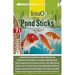 Tipos De Ablandadores De Agua Tetra Pond Sticks, Alimento para peces de estanque, para peces sanos y agua clara, bolsa de 7 L