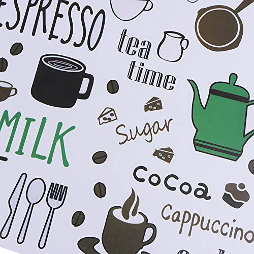 Image of 6 Pieces PVC PlaceMat - Non-Slip, Heat Resistant and Washable Hot Insulation Pad - Modern Waterproof Placemats for Decorations, Dining Table, Kitchen, Restaurant, Hotel (6-Piece, Green)